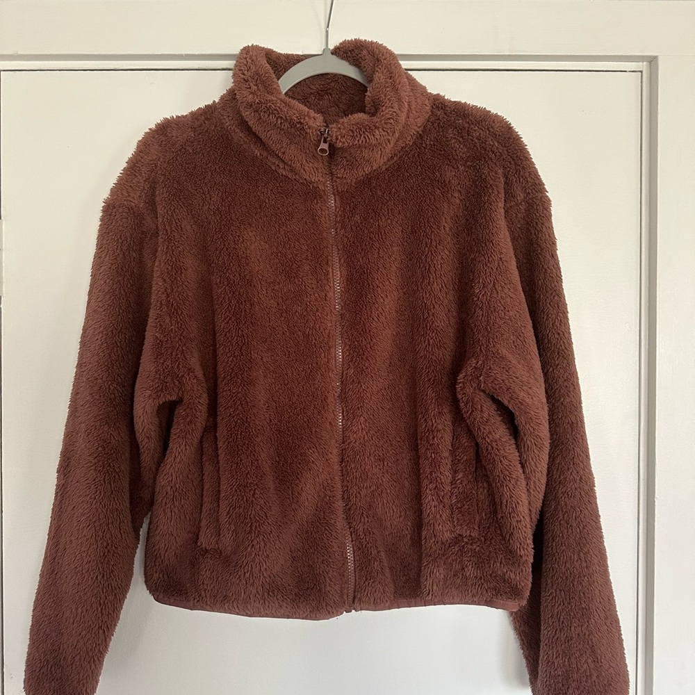 Old Navy Warm Brown Teddy Jacket